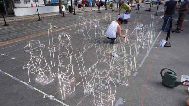 Street Painting 3D de Lego