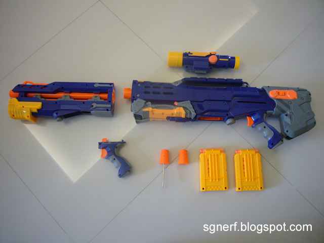 Nerf Longshot assemblé