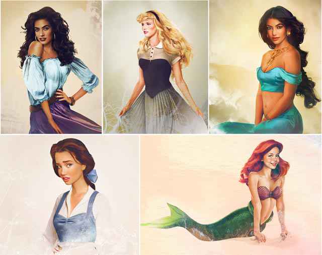 Les princesses Disney dans la vraie vie