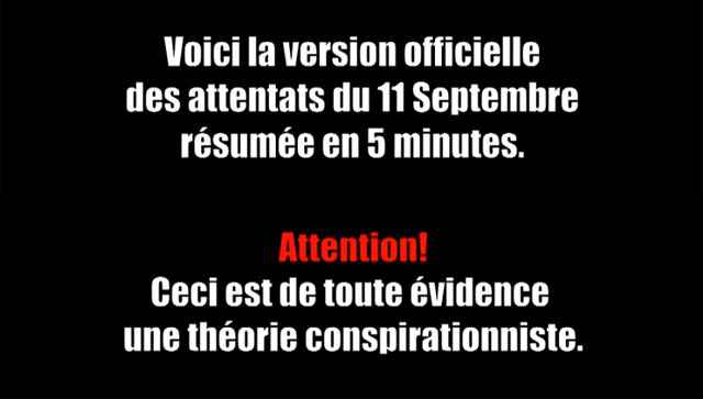 Un condensé du 11 septembre en vidéo