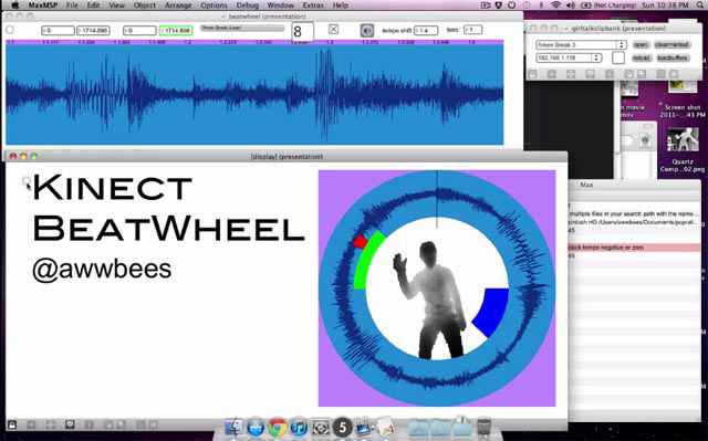 Kinect BeatWheel | Jouer et composer de la musique avec les mains