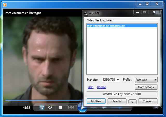 convertir un AVI en MP4 facilement avec iPodMe