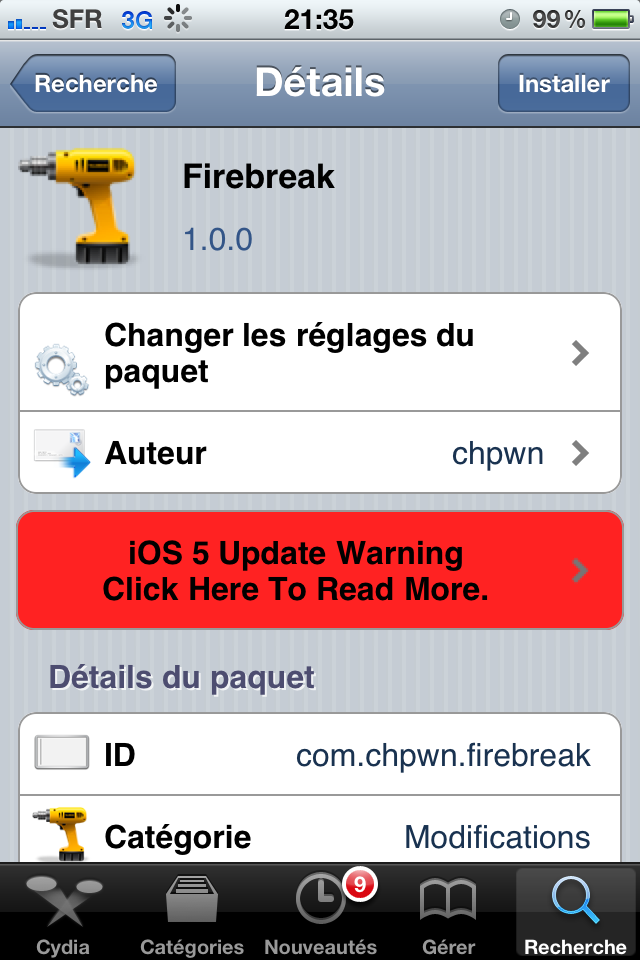 L’extension Firebreak pour activer l'option Panorama