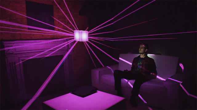 Un holodeck en projection cartographique 3D