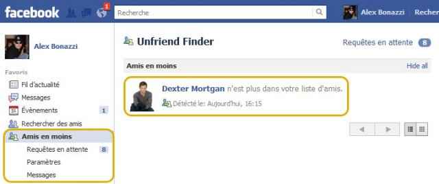 Comment savoir qui vous a supprimé de sa liste d'amis facebook