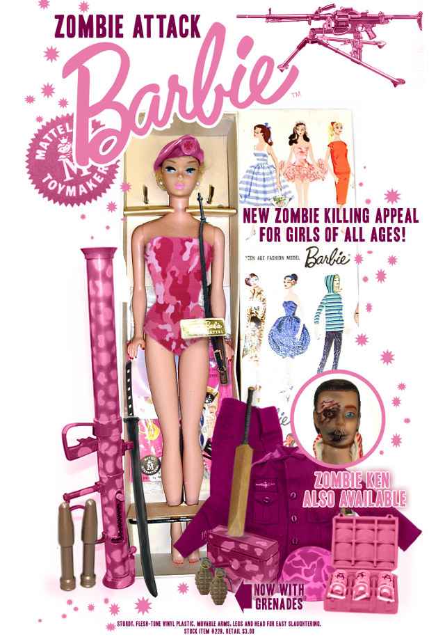 Barbie zombies attaque