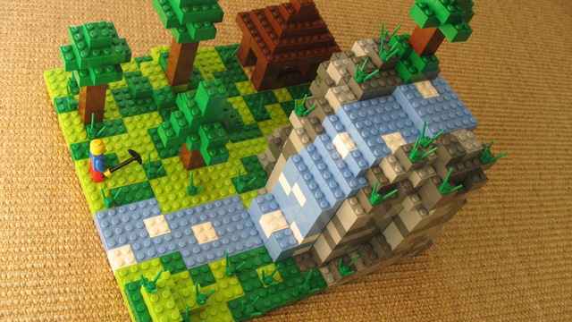 Lego et Minecraft dans le même jeu