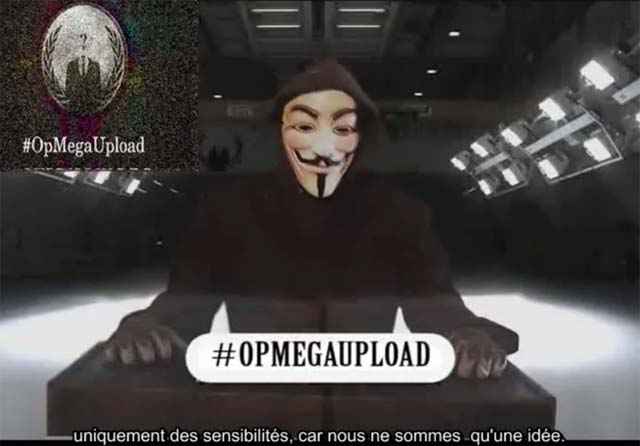 #opMegaUpload - Le message d'Anonymous aux Médias