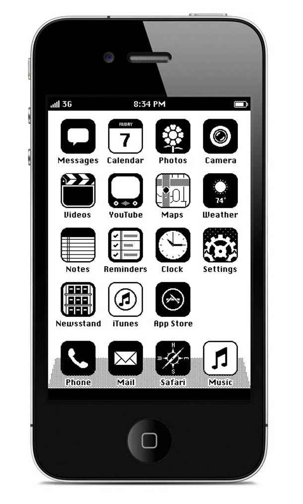 iOS 86: Macintosh - Un concept rétro pour l'iPhone