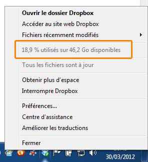 48 GO gratuit avec Dropbox