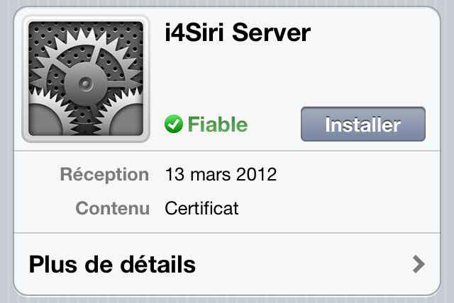 i4Siri - Comment installer Siri sur un iPhone ou un iPad d'ancienne génération