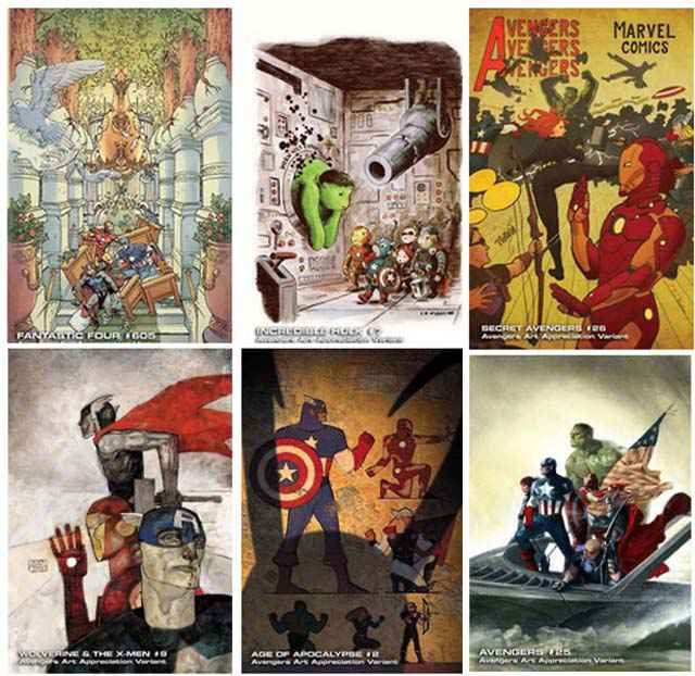 Marvel - Avengers Art Appreciation Variantes