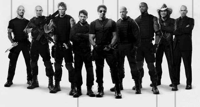 The Expendables - Les meilleurs tueurs en infographie