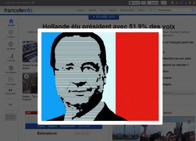 Hollande élu président - Le Konami Code de FranceTV