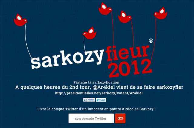 Faites-vous Sarkozyfier votre compte Twitter