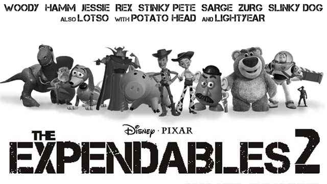 Un mashup avec Expendables 2 & Toy Story