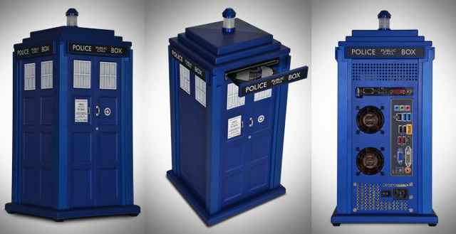 Un boitier PC en forme de Tardis