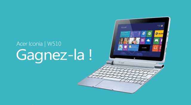 Try&Like It Windows 8 - 56 tablettes Acer Icona W510 à gagner !