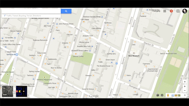 google-map-pac-man