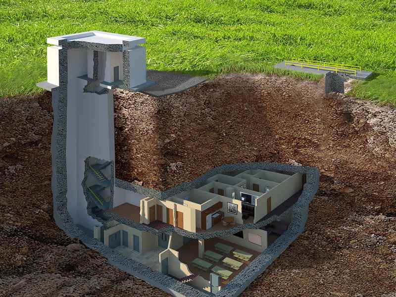 Plan du bunker