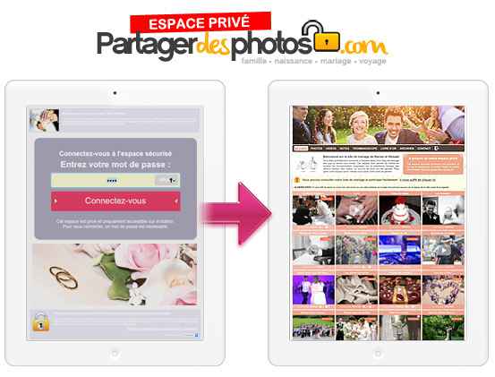 Partagerdesphotos.com permet de créer son espace de partage sécurisé