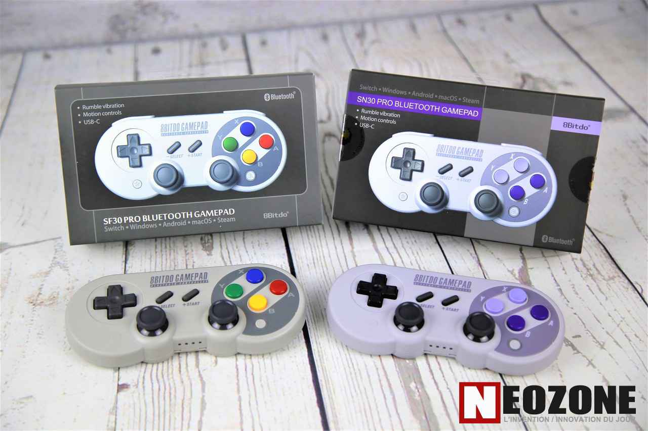 Sf30 Sn30 Pro De 8bitdo La Manette Retro Ultime