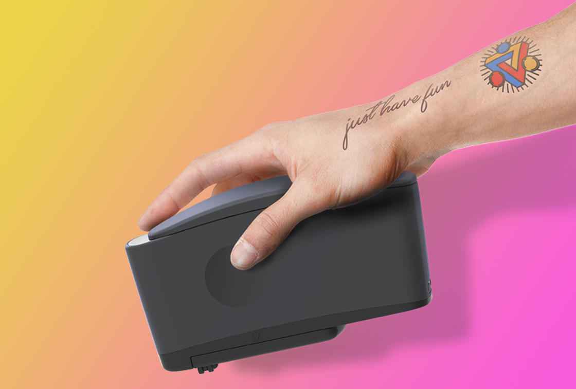Prinker SketchOn, la machine à tatouages temporaires