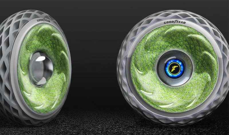 Goodyear Oxygene : Pneu en mousse végétale