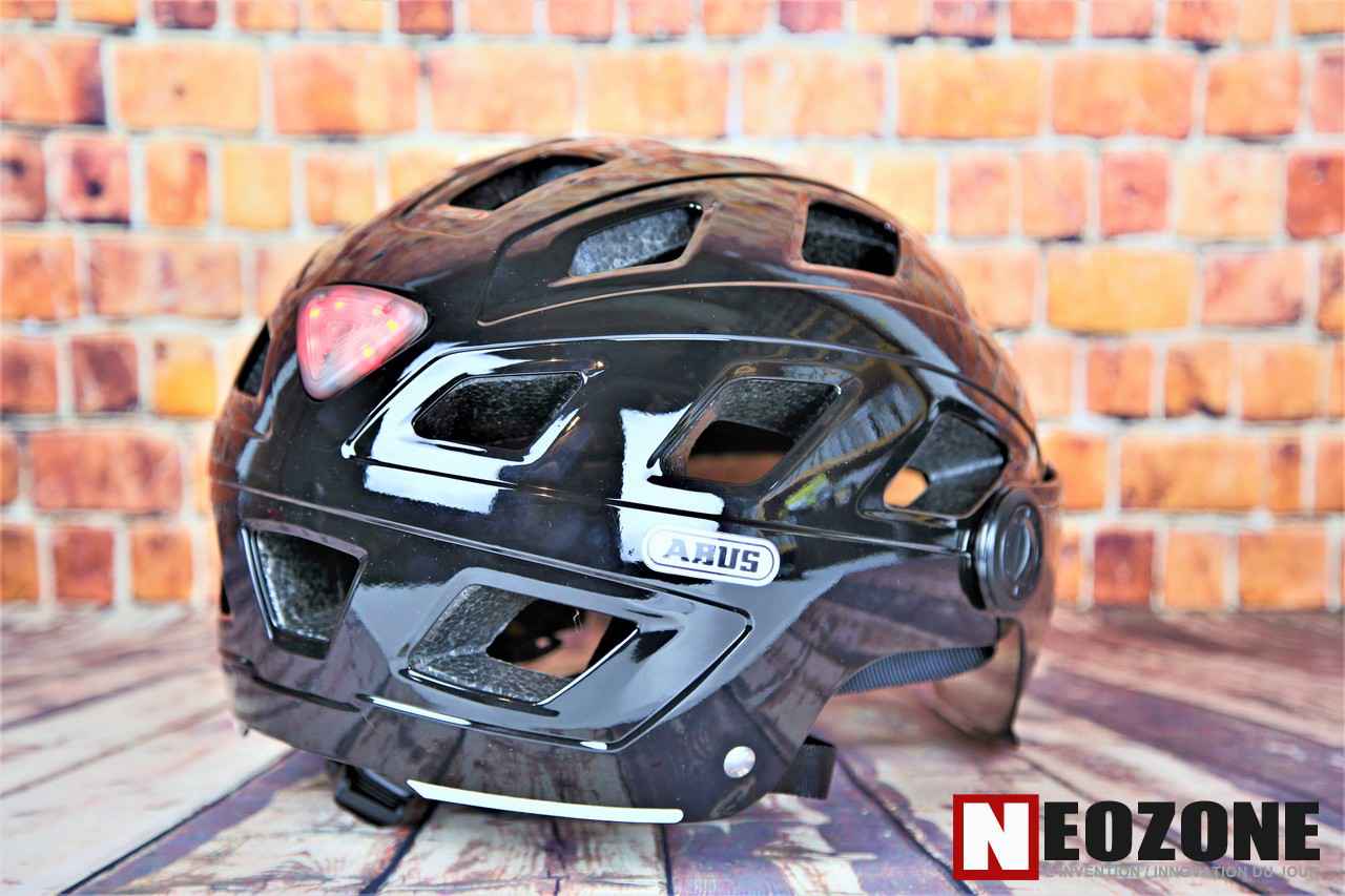Test Casque Velo Abus Hyban Avec Led Et Visiere Integree