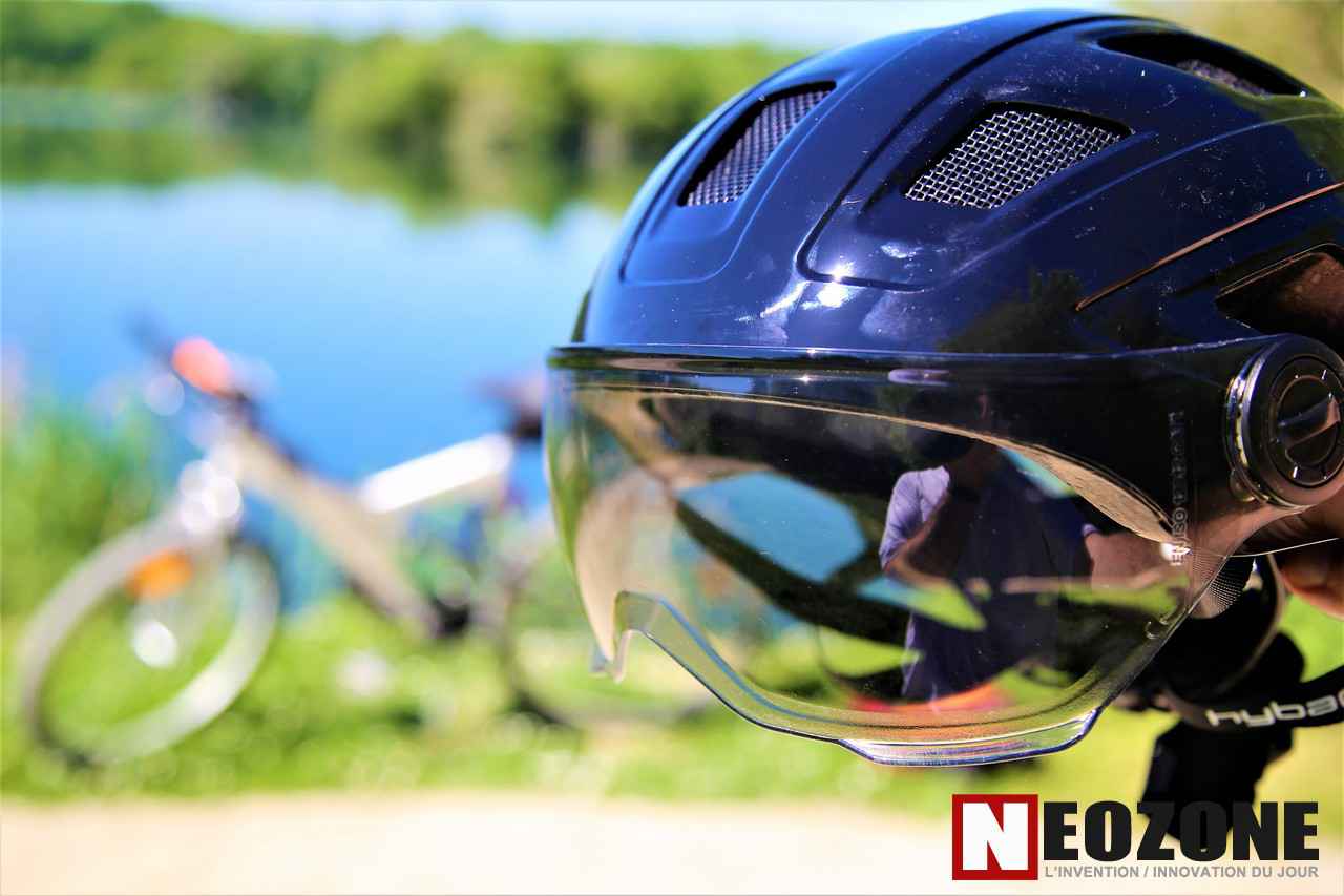 Test Casque Velo Abus Hyban Avec Led Et Visiere Integree