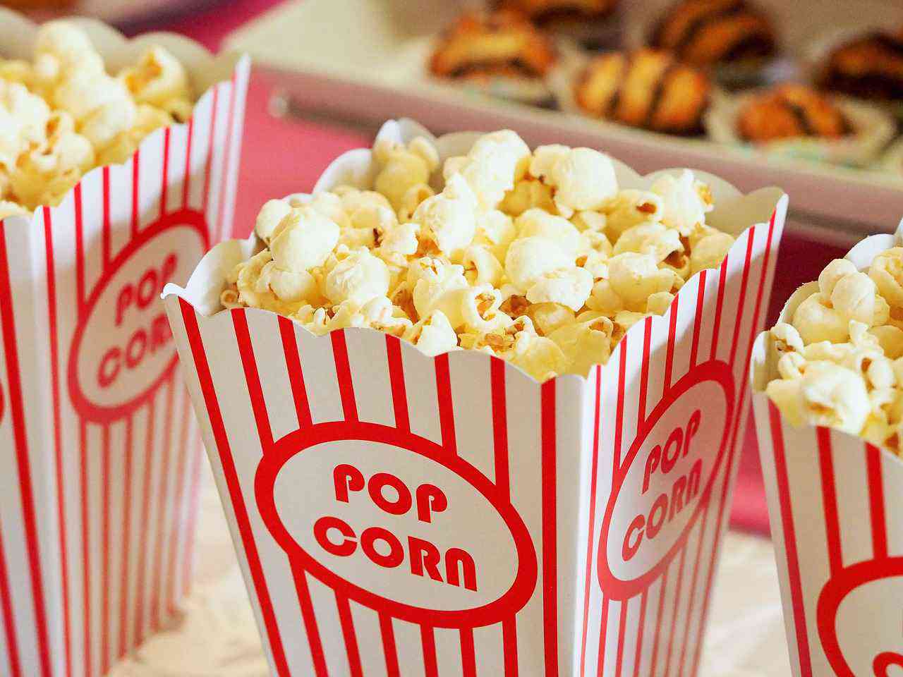 cinéma, popcorn