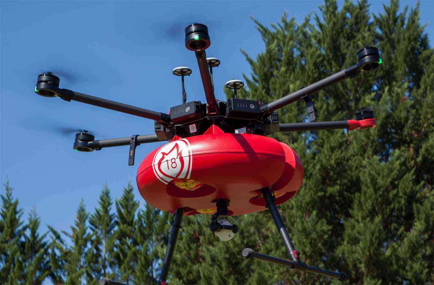 Air Marine, le drone pompier qui détecte et éteint les reprises de feu