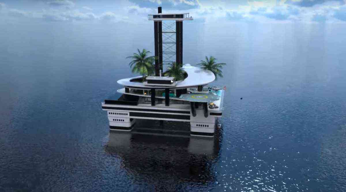 yacht sous marin luxe privé