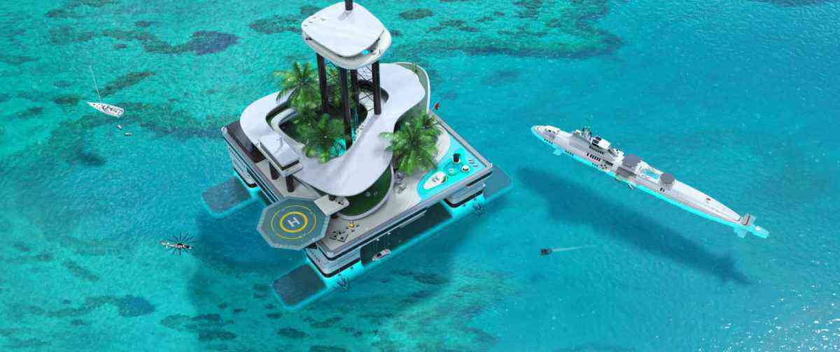 yacht sous marin luxe privé