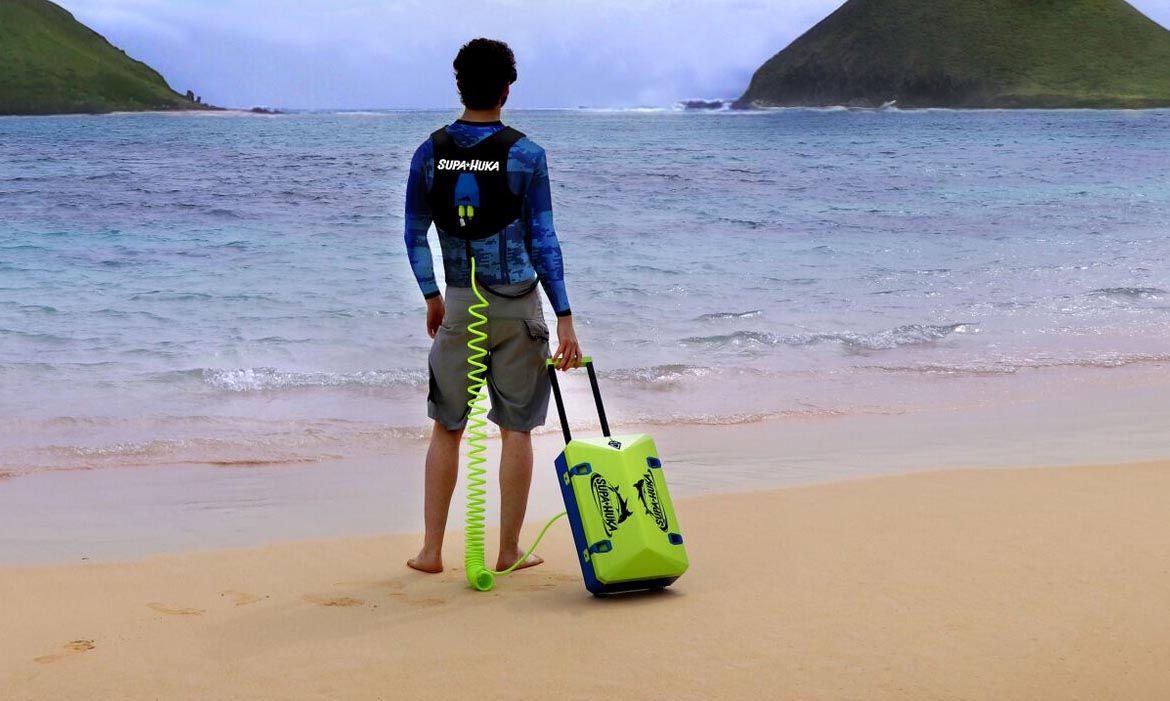 Supa Huka, un kit de plongée sous-marine pour rester immergé pendant 2 heures, sans aucune bouteille d’oxygène