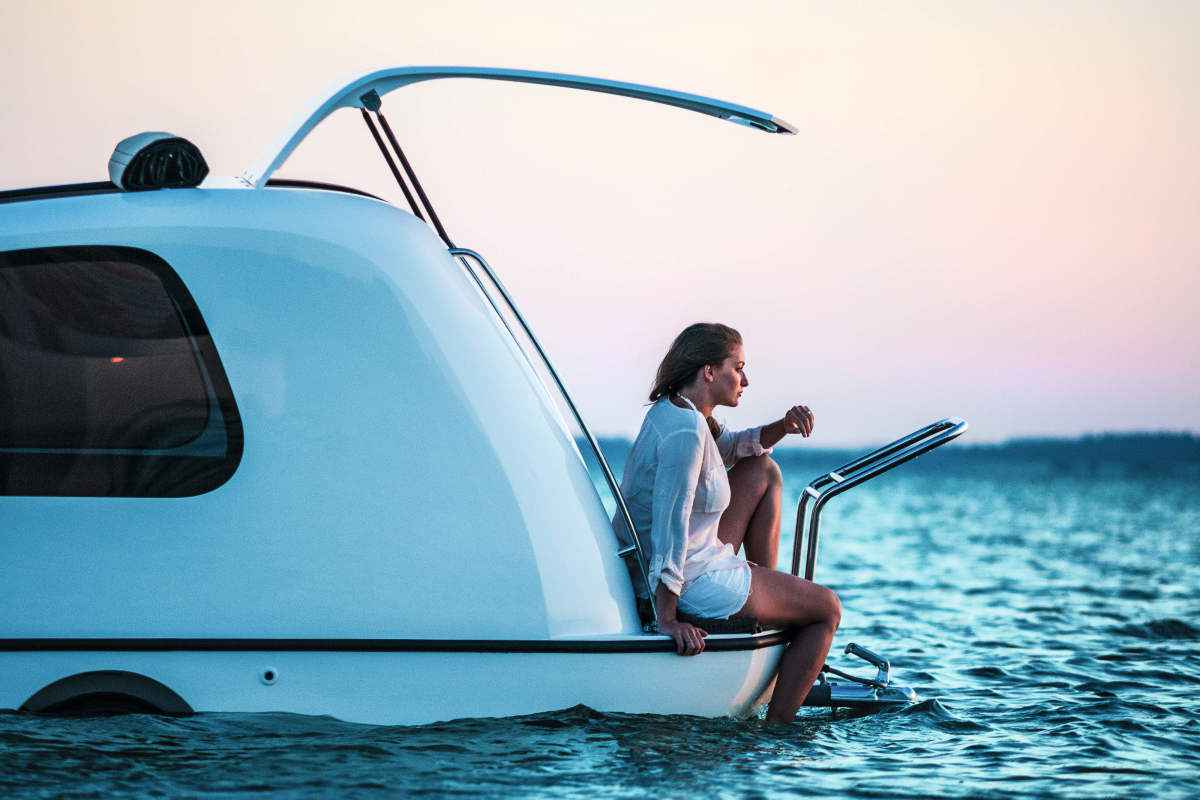 Sealander « Schwimmcaravan », la caravane amphibie