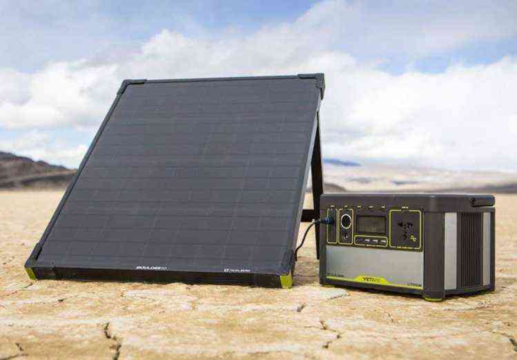 Goal Zero Boulder, le panneau solaire nomade