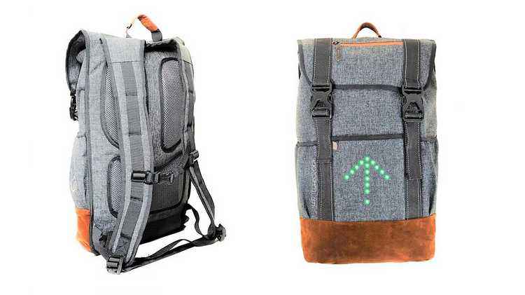 TEST MoonRide, le sac à dos vélo à affichage LED !