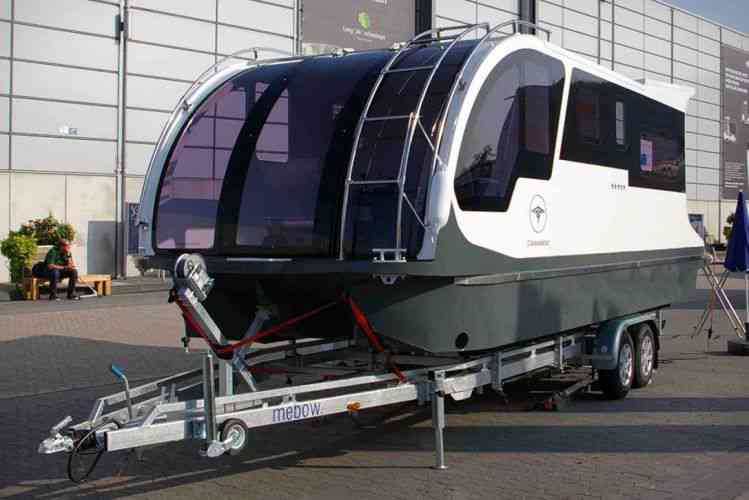 Caravanboat Departure One, la caravane qui se transforme en mini Yacht
