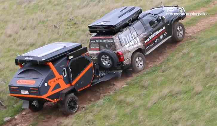 Sherpa Off-Road Camper, une impressionnante remorque de camping tout terrain