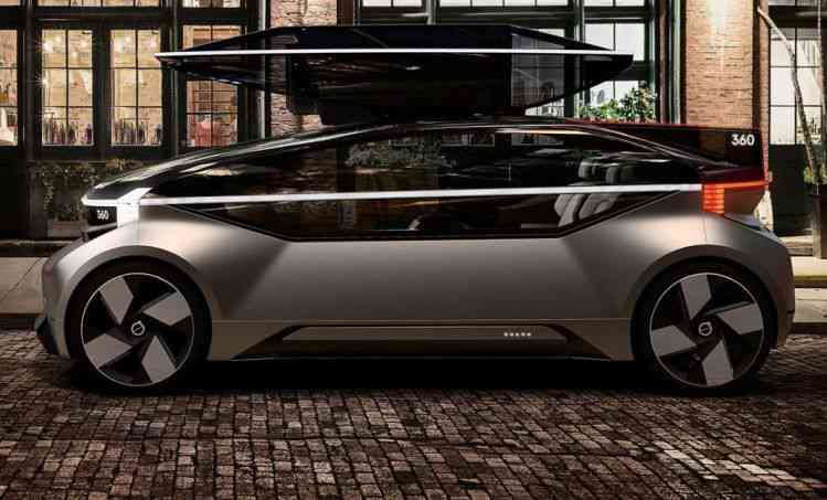 Volvo 360c, le concept car autonome équipé d’un lit, d’un bureau et d’un salon