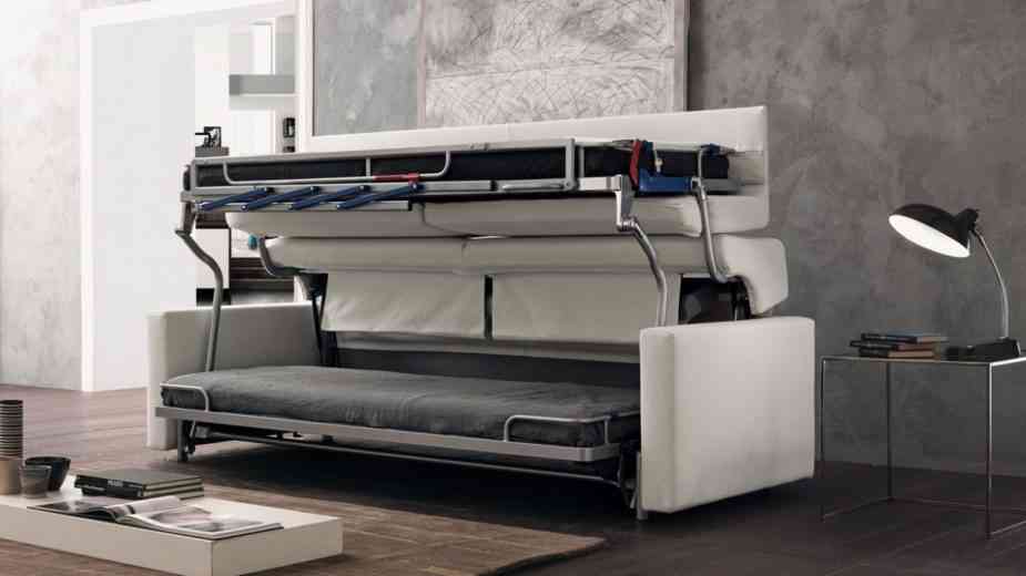 Pozzo Divani : Un ingénieux canapé convertible qui se transforme en lits superposés