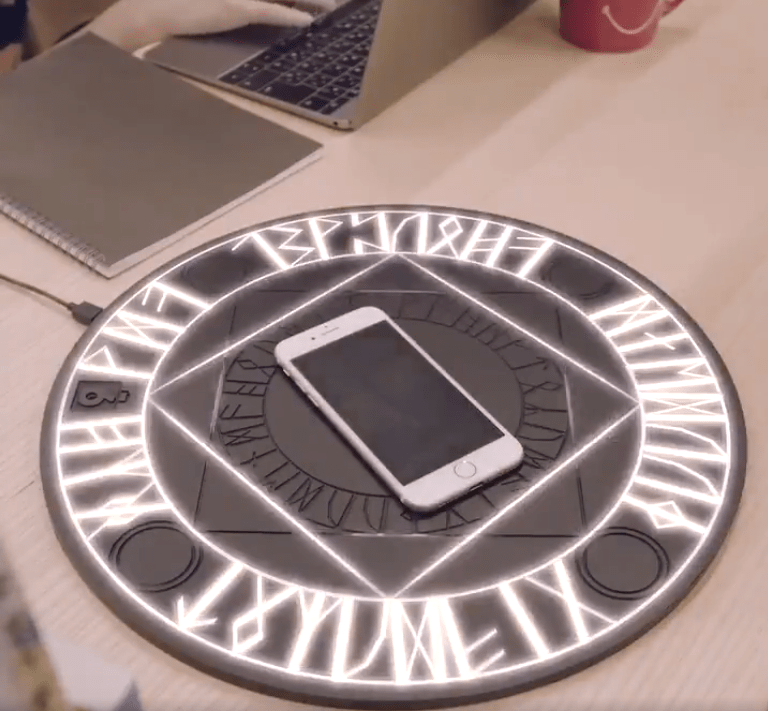Trop beau pour être vrai,, le cercle magique pour recharger son smartphone