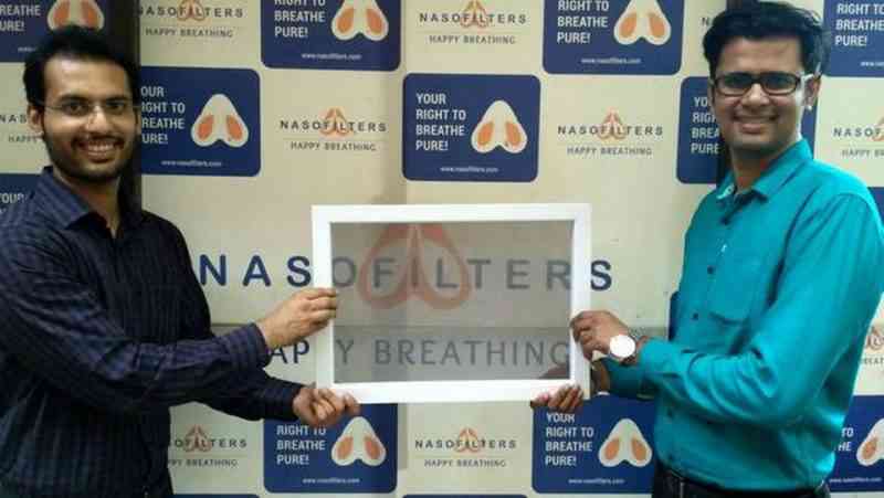Une entreprise indienne invente un filtre nasal pour protéger nos poumons de la pollution