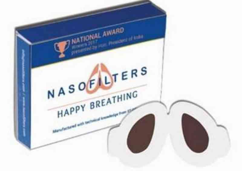Une entreprise indienne invente un filtre nasal pour protéger nos poumons de la pollution