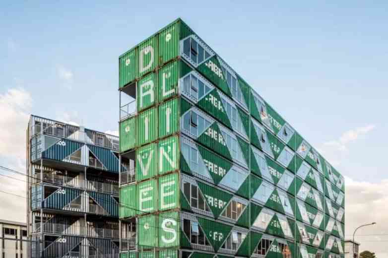Immobilier : 140 containers pour un immeuble de 6 étages !