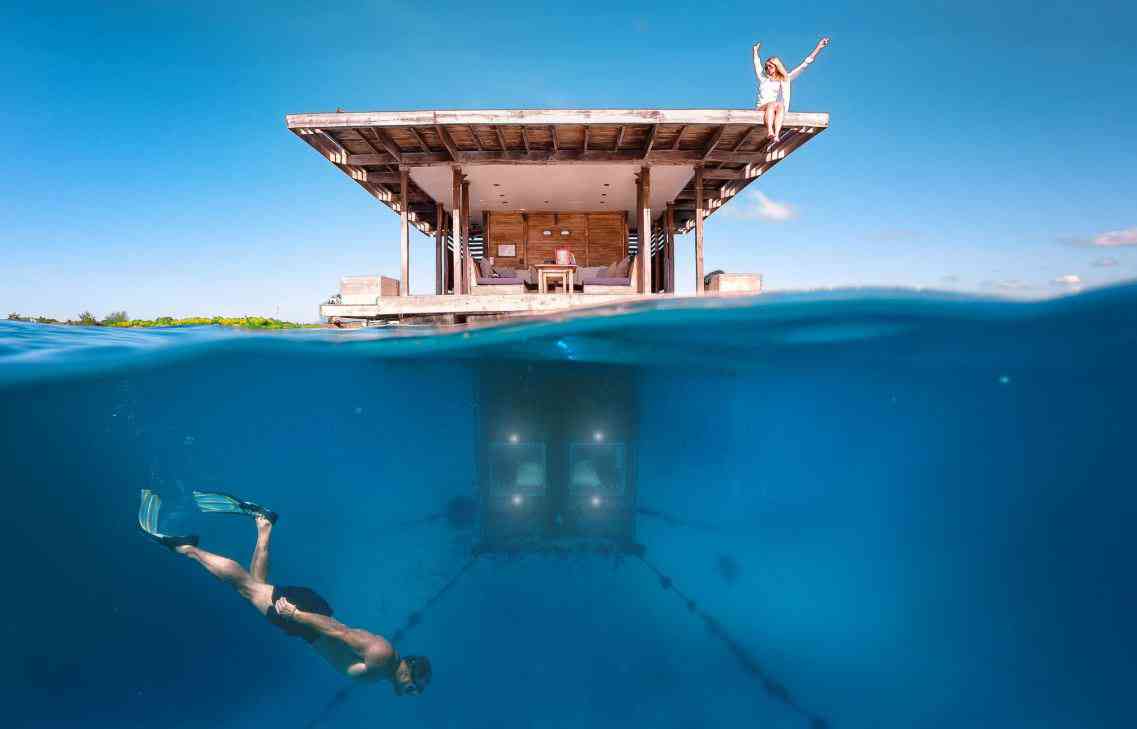 Tanzanie : L'incroyable chambre sous-marine du Manta Resort