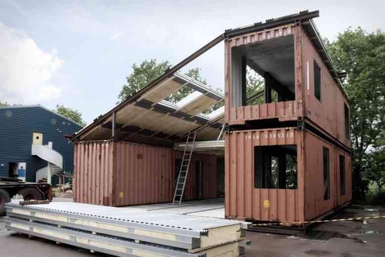 Cette incroyable maison à été construite avec 3 containers maritimes