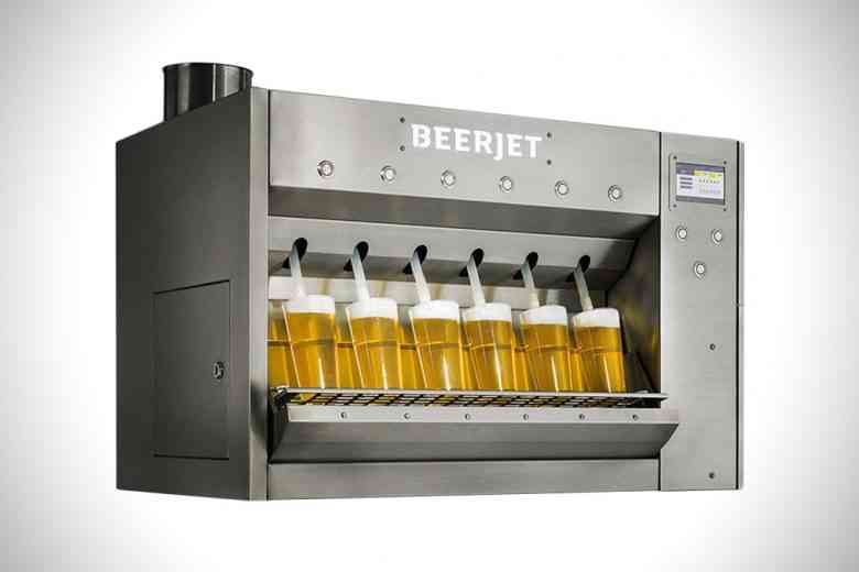 Beerjet, la machine qui sert les bières en série
