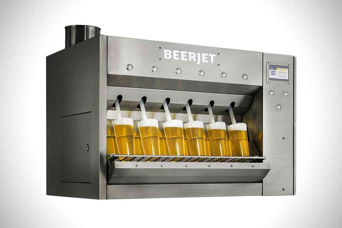 Beerjet, la machine qui sert les bières par série de 6 - NeozOne
